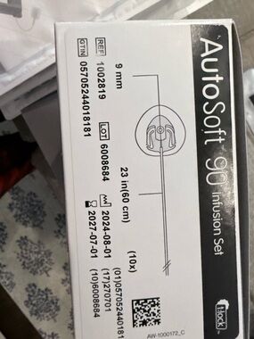 AutoSoft 90 Infusion Set and reservoirs 5 of each